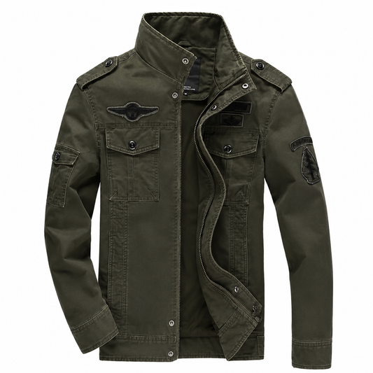 Men's Air Force Cargo Jacket – Premium Military Style with Utility Pockets