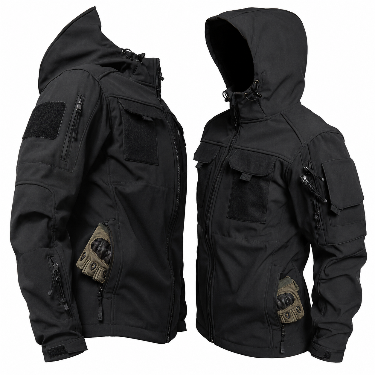 Men's Tactical Softshell Jacket – Waterproof Military Style for Autumn & Winter