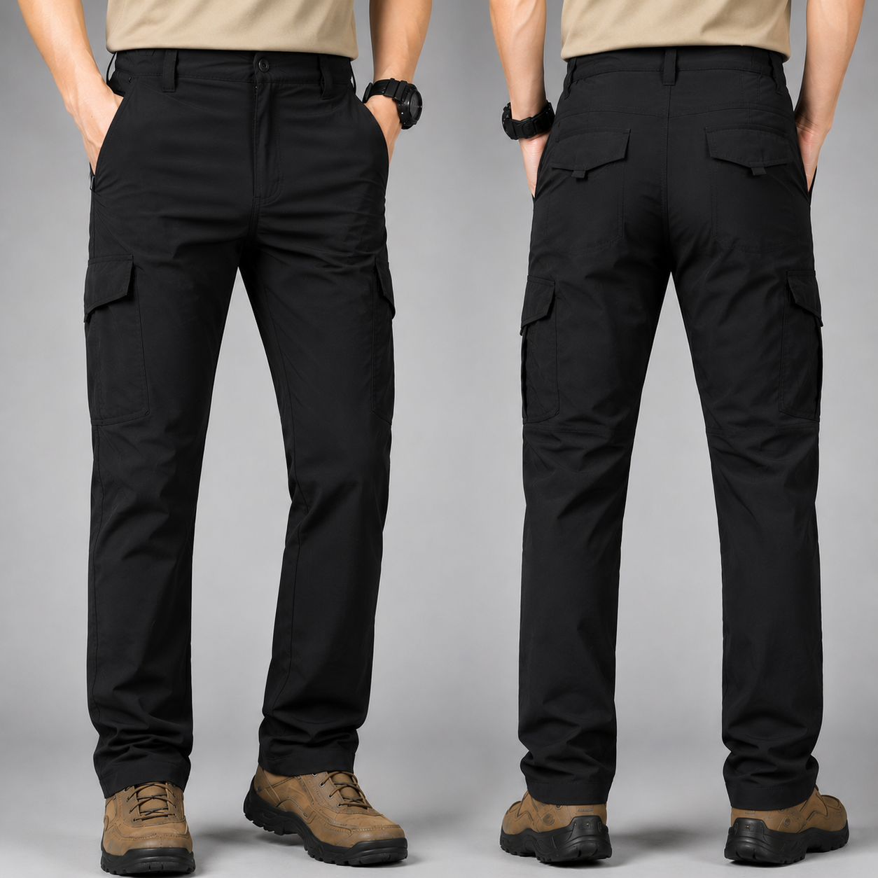 Men's Waterproof Tactical Cargo Pants – Built for Urban and Outdoor Performance