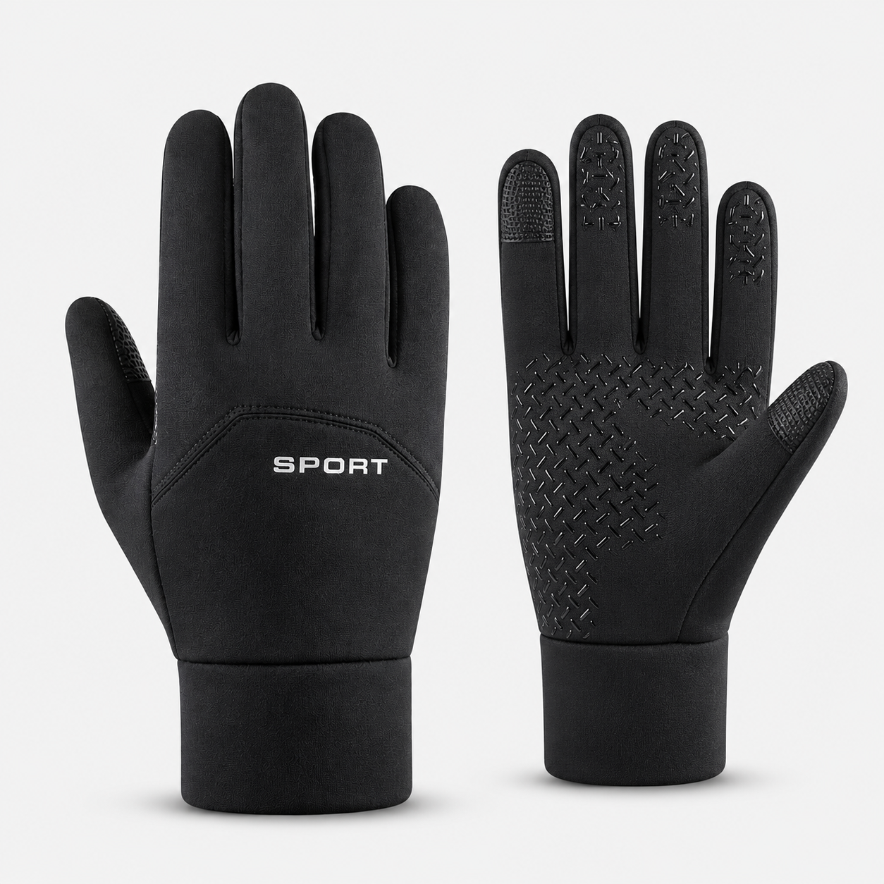 Urban Shield Men’s Thermal Touchscreen Gloves – Anti-Slip and Water-Repellent