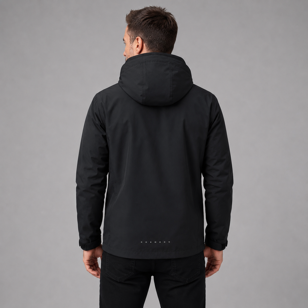 Men's Waterproof Hooded Jacket – Lightweight Waterproof Hooded Hiking Coat