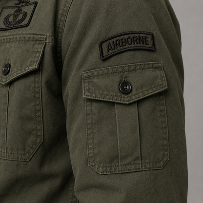 Men's Air Force Cargo Jacket – Premium Military Style with Utility Pockets