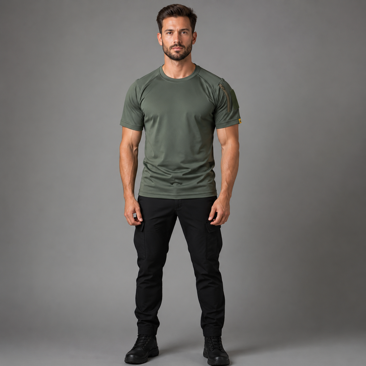 Men's Tactical Quick-Dry T-Shirt – Breathable Outdoor Performance Shirt