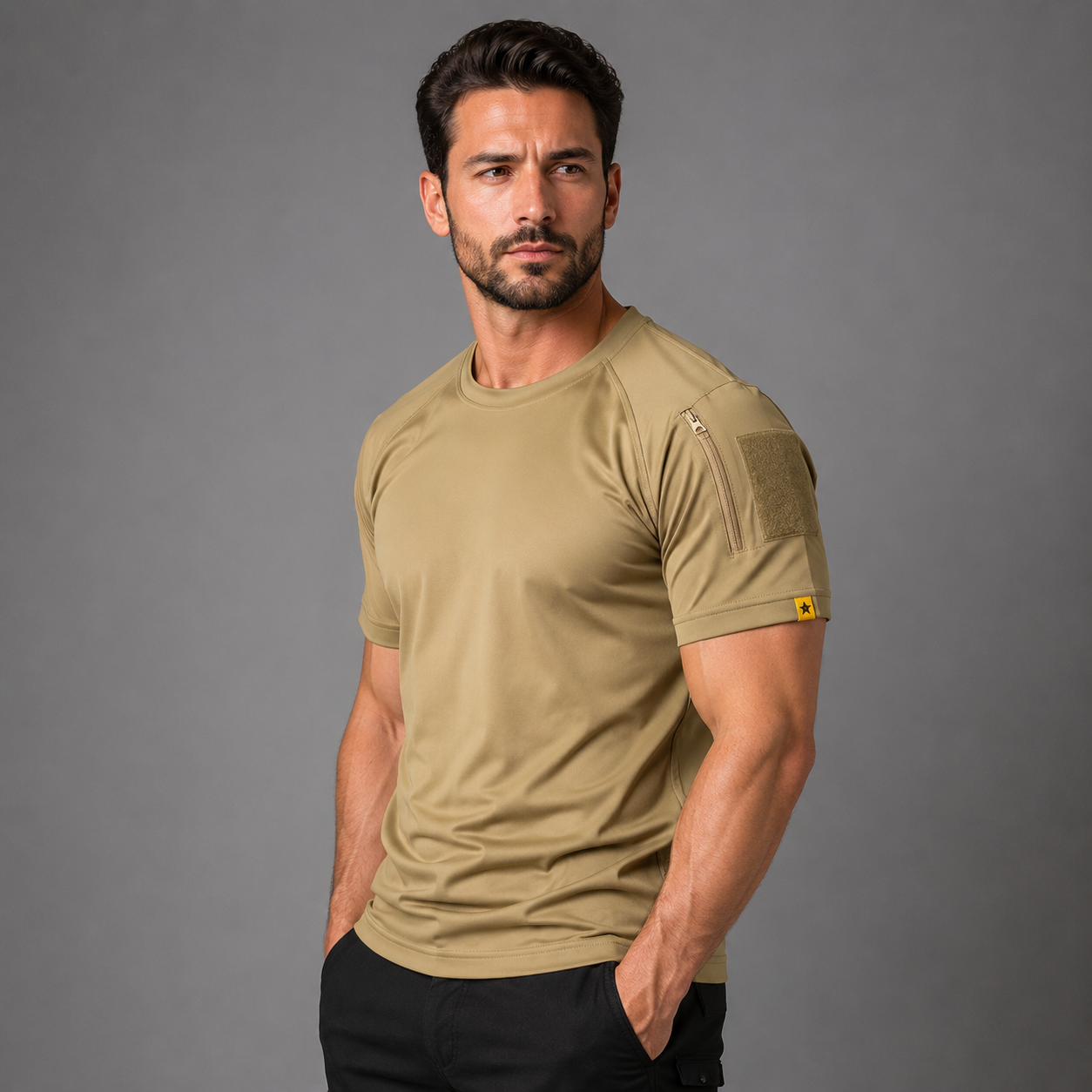 Men's Tactical Quick-Dry T-Shirt – Breathable Outdoor Performance Shirt