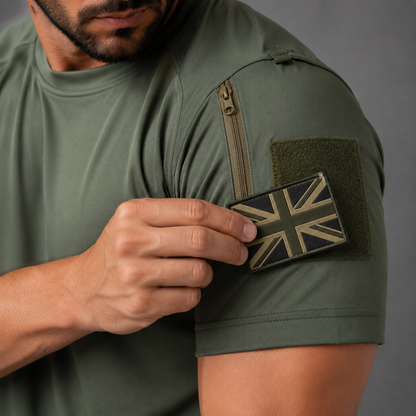 Men's Tactical Quick-Dry T-Shirt – Breathable Outdoor Performance Shirt