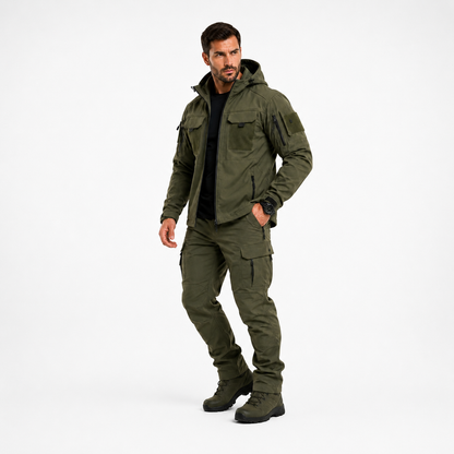 Men's Tactical Softshell Jacket – Waterproof Military Style for Autumn & Winter