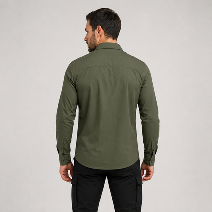 Men's Outdoor Long Sleeve Breathable Shirt with UV Sun Protection