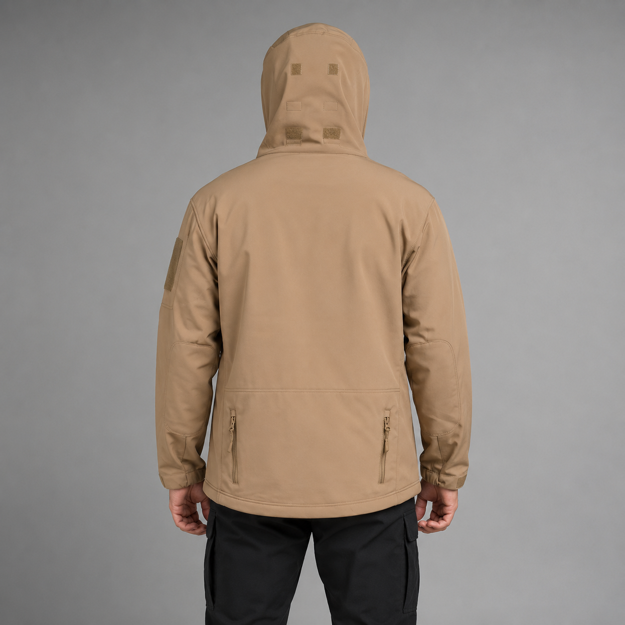 Premium Men's Softshell Tactical Jacket | Waterproof Outdoor Hooded Coat