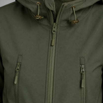 Premium Men's Softshell Tactical Jacket | Waterproof Outdoor Hooded Coat