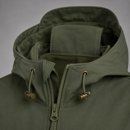 Premium Men's Softshell Tactical Jacket | Waterproof Outdoor Hooded Coat