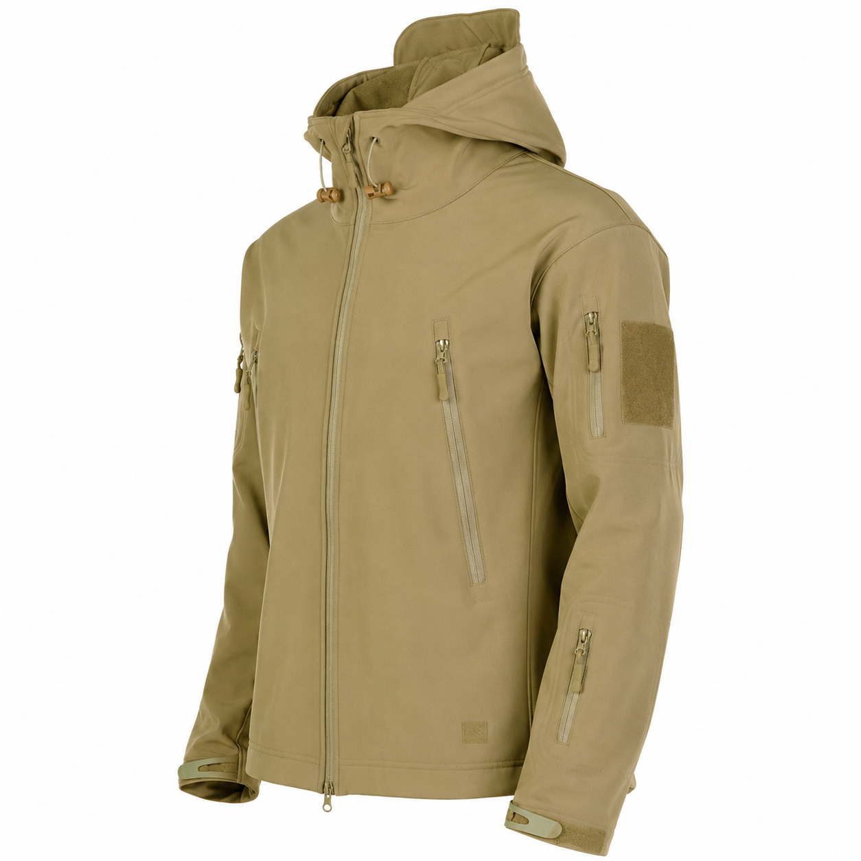 Premium Men's Softshell Tactical Jacket | Waterproof Outdoor Hooded Coat