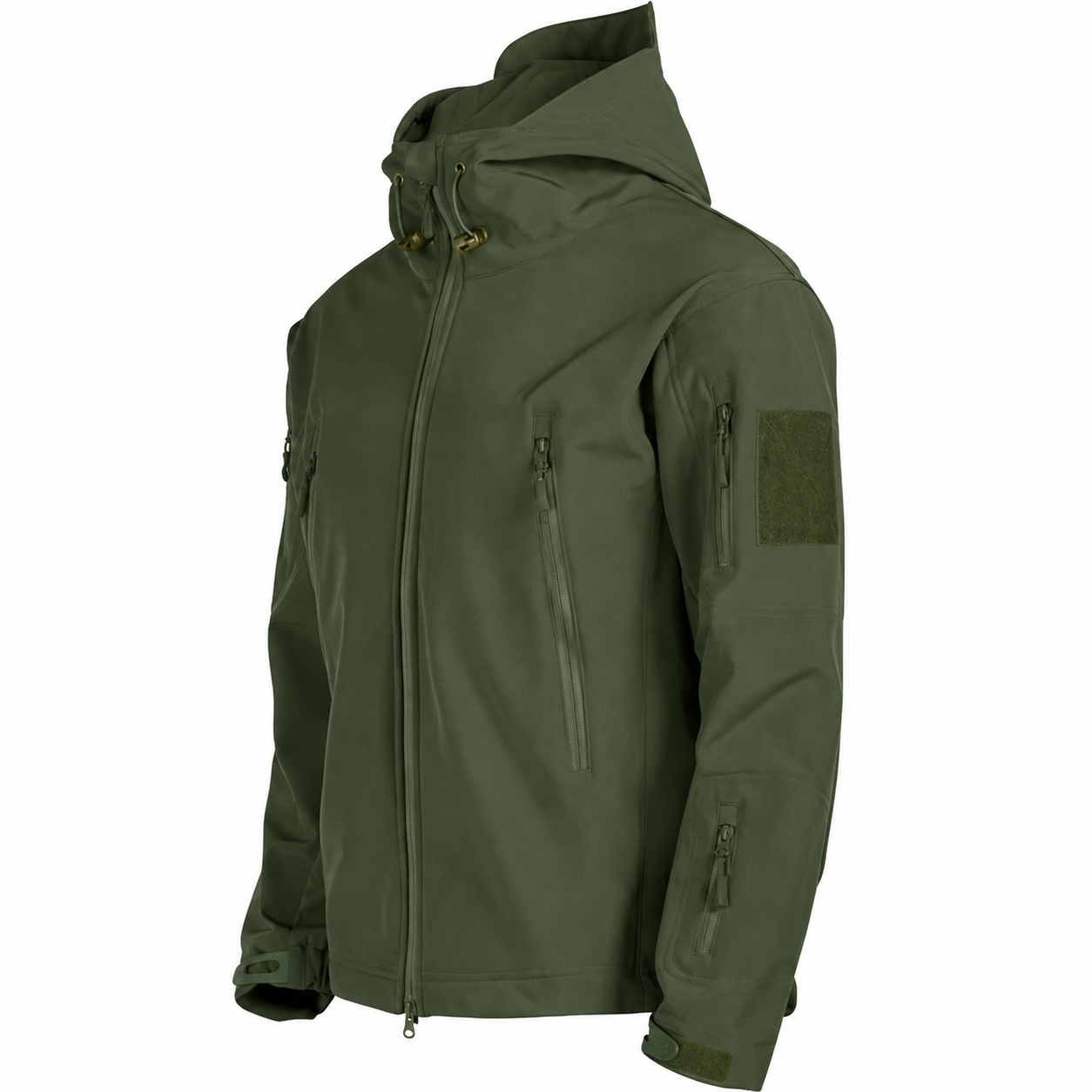 Premium Men's Softshell Tactical Jacket | Waterproof Outdoor Hooded Coat