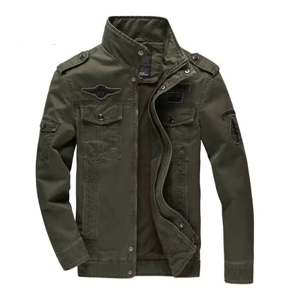 Men's Air Force Cargo Jacket – Premium Military Style with Utility Pockets