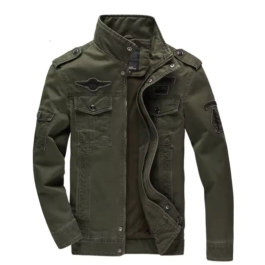Men's Air Force Cargo Jacket – Premium Military Style with Utility Pockets