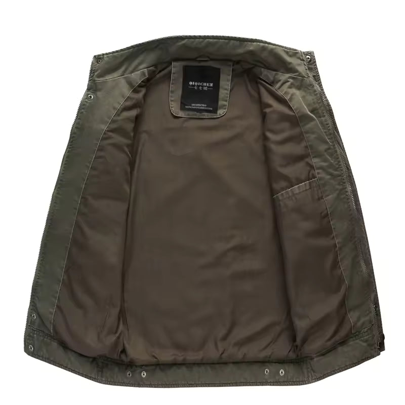 Men's Air Force Cargo Jacket – Premium Military Style with Utility Pockets