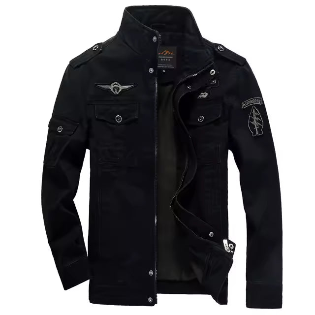 Men's Air Force Cargo Jacket – Premium Military Style with Utility Pockets