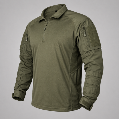 UFS Tactical Combat Shirt with Elbow Pads – Breathable & Stretch Military Shirt