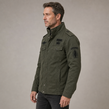 Men's Air Force Cargo Jacket – Premium Military Style with Utility Pockets