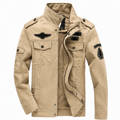Men's Air Force Cargo Jacket – Premium Military Style with Utility Pockets