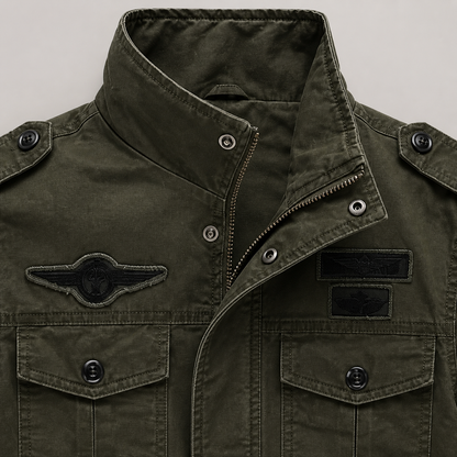Men's Air Force Cargo Jacket – Premium Military Style with Utility Pockets