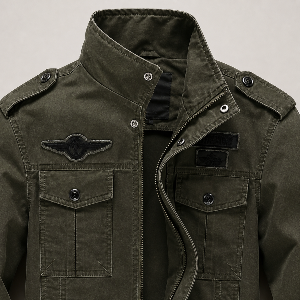 Men's Air Force Cargo Jacket – Premium Military Style with Utility Pockets
