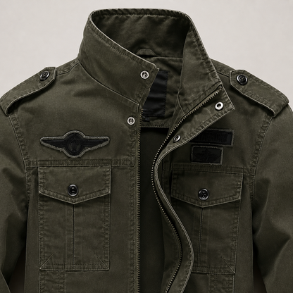 Men's Air Force Cargo Jacket – Premium Military Style with Utility Pockets
